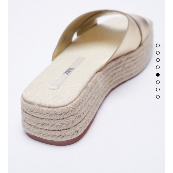 Zara metallic platform sandals - Picture 6 of 9